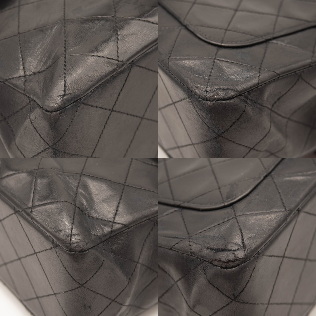 Chanel Lambskin Quilted Medium Double Flap Black