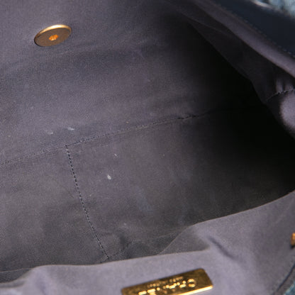 CHANEL 19 Denim Maxi Flap - Blue Jean