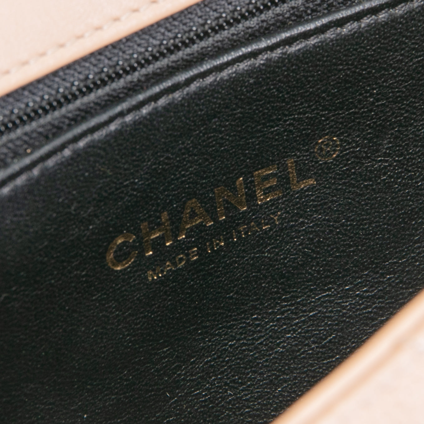 CHANEL Filigree CC Small Flap Bag  - Dark Beige